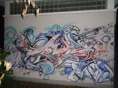 Graffiti Wall - Photo by quester