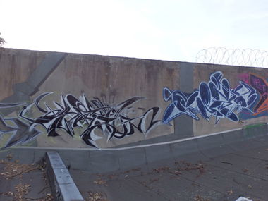 Graffiti Wall - Photo by quester