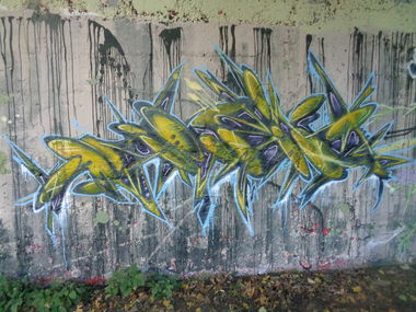 Graffiti Wall - Photo by quester