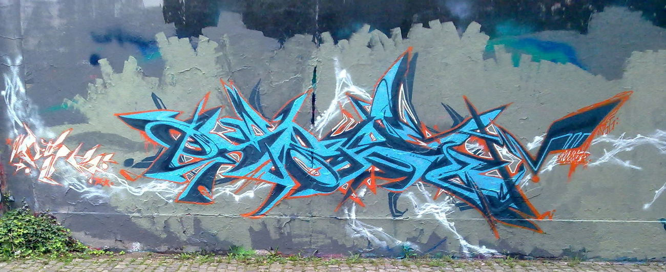 Graffiti Wall - Photo by quester - hall, nsg