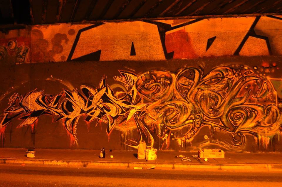 Graffiti Wall - Photo by quester