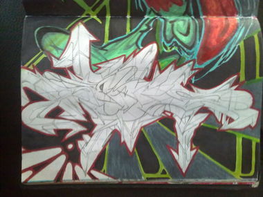 Graffiti Sketch - Photo by quester - drifs, skizze