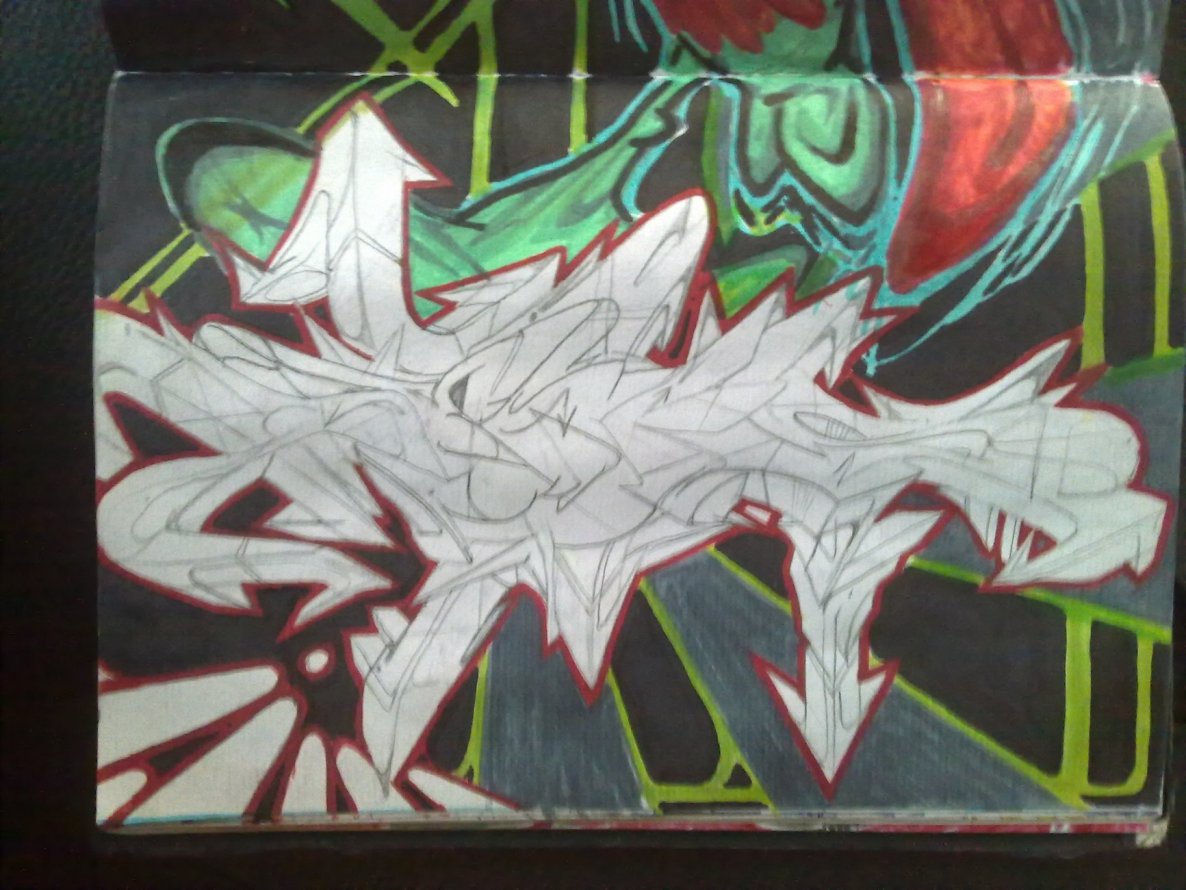 Graffiti Sketch - Photo by quester - drifs, skizze
