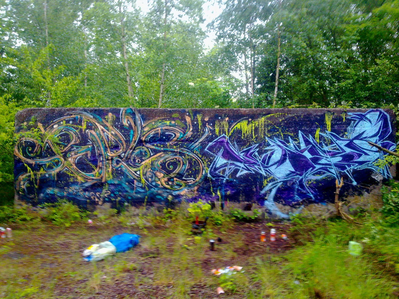 Graffiti Wall - Photo by quester