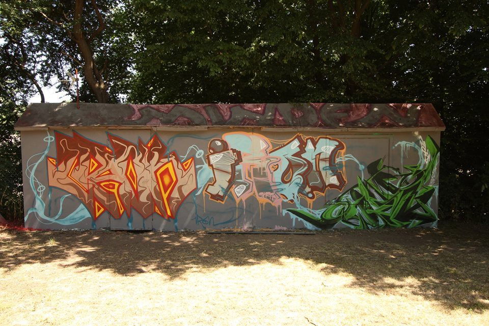 Graffiti Wall - Photo by quester - hack&lack, minden, quest (2015)