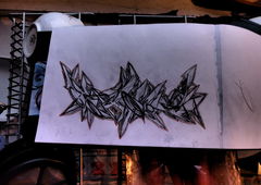 Graffiti Sketch - Photo by quester - texas