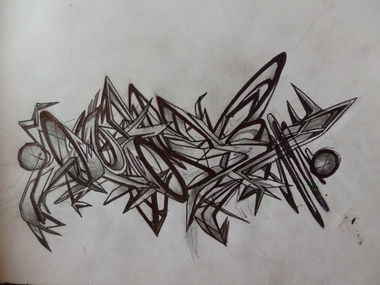 Graffiti Sketch - Photo by quester