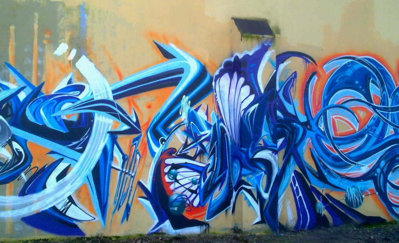 Graffiti Wall - Photo by quester - nsg, bielefeld