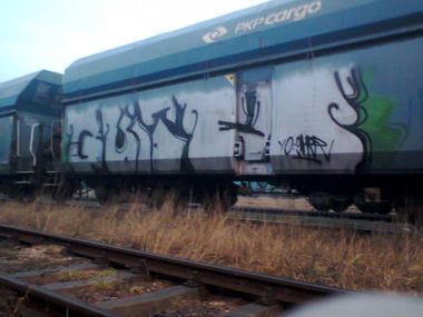 Graffiti Train - Photo by quiteprk