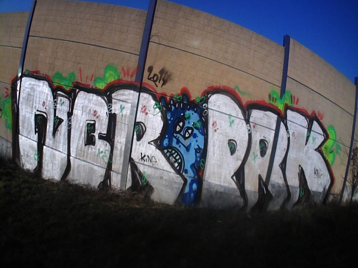 Graffiti Bombing - Photo by quiteprk - nbr-prk, ! (2014)