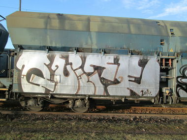 Graffiti Train - Photo by quiteprk