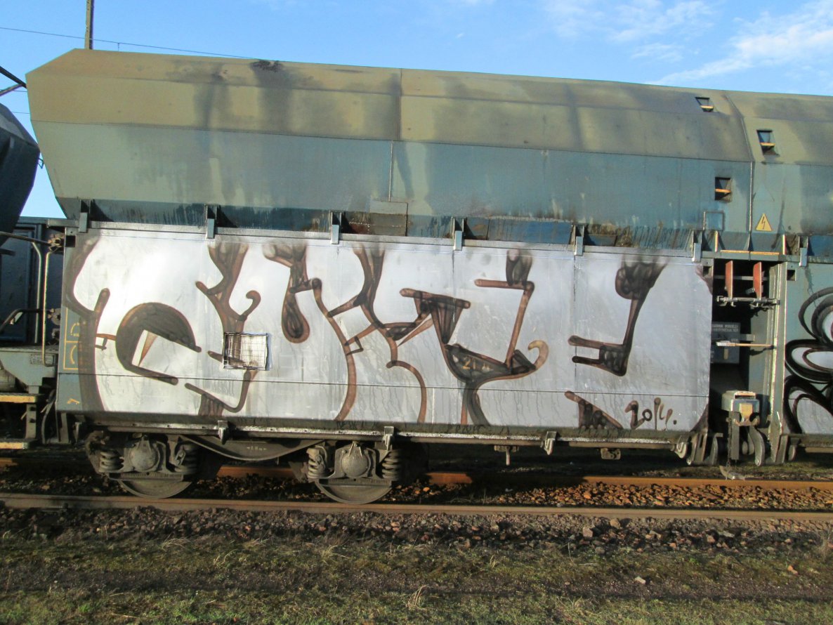 Graffiti Train - Photo by quiteprk