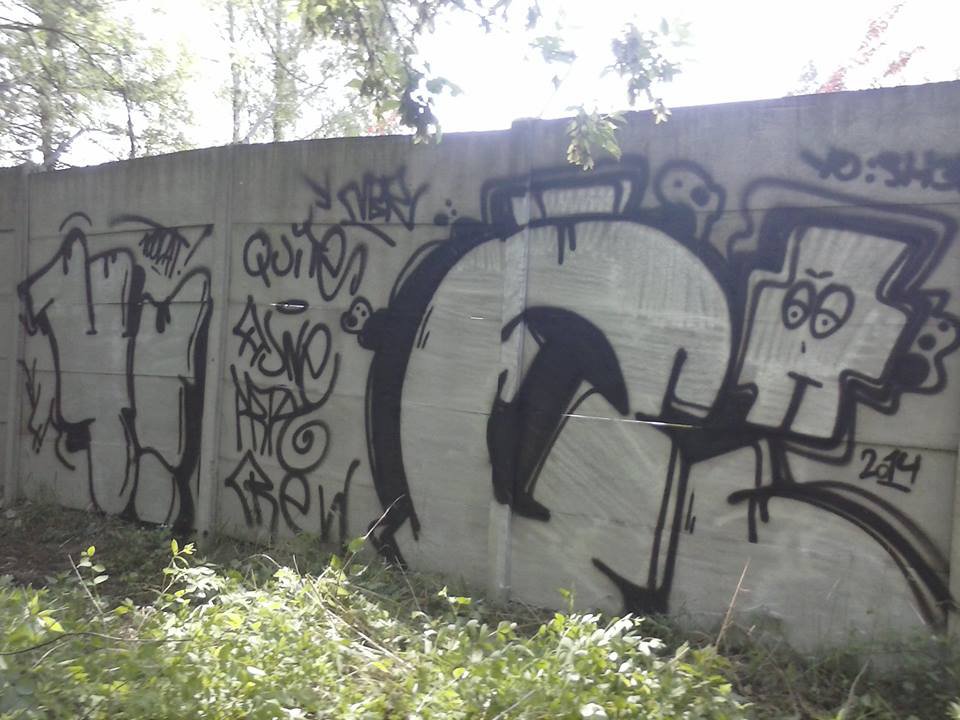 Graffiti Wall in Wachtendonk - Photo by quiteprk - 4tune-quite (2014)