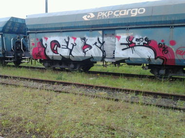 Graffiti Train - Photo by quiteprk
