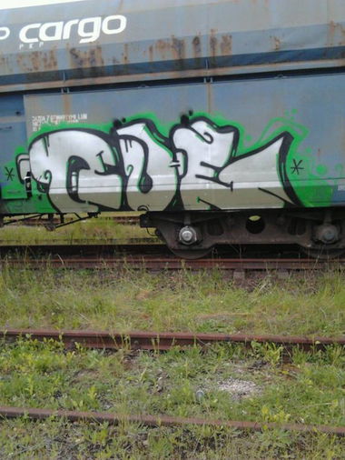 Graffiti Train - Photo by quiteprk (2014)