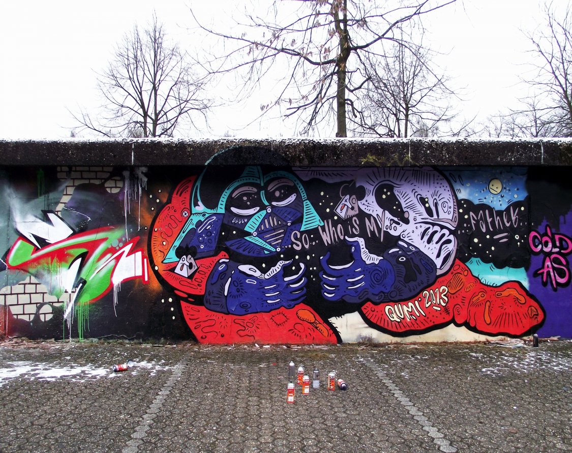 Graffiti Wall - Photo by qumi - qumi, dart, mouse (2013)