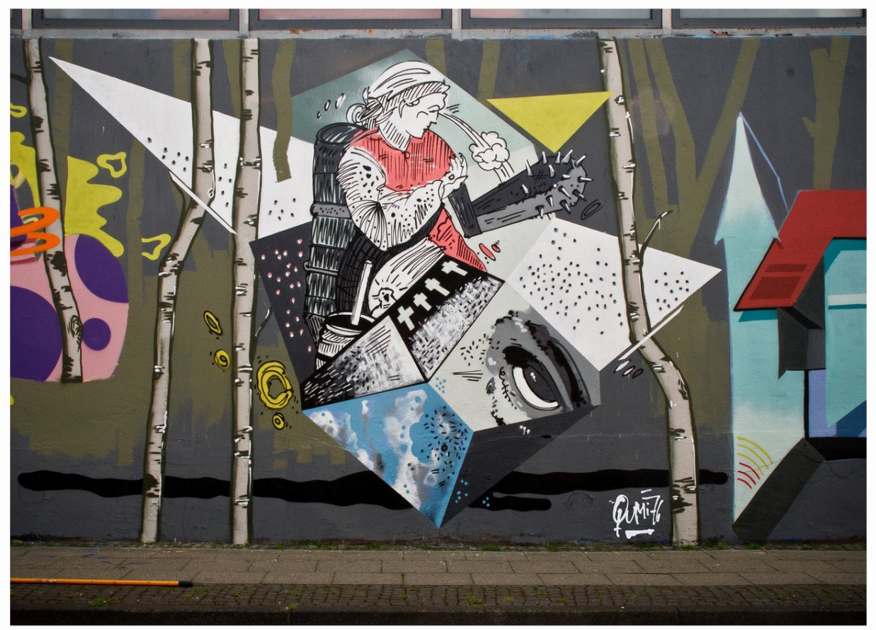 Graffiti Wall - Photo by qumi - bird, slayer (2014)