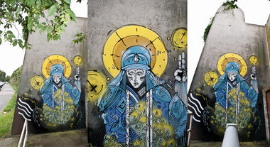 Graffiti Wall - Photo by qumi - 666 (2014)