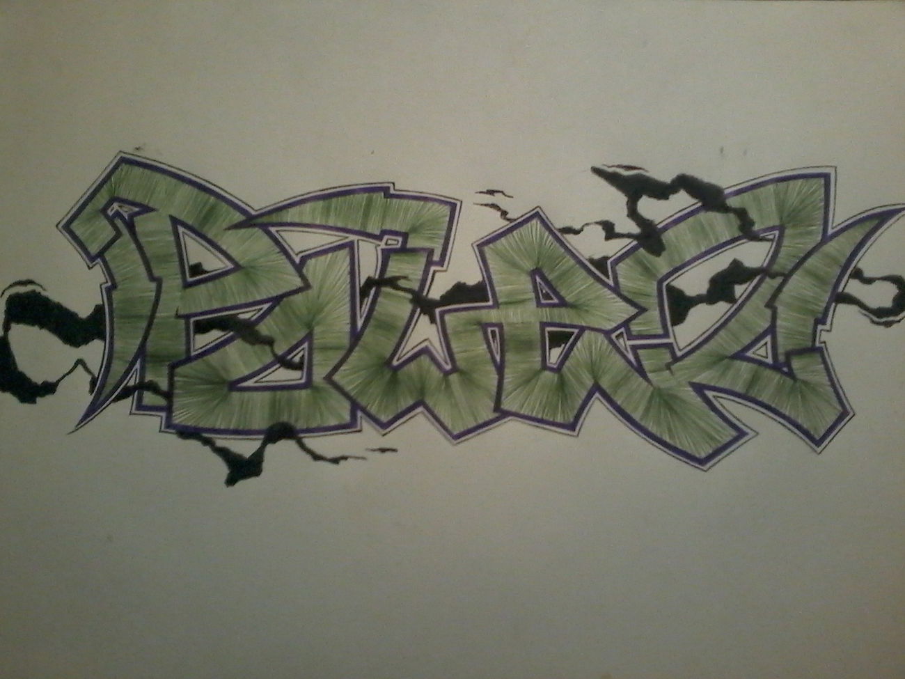 Graffiti Sketch - Photo by qwerschlag - power, ewt (2015)