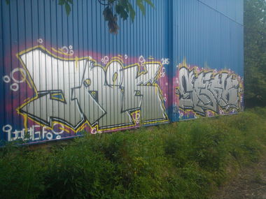 Graffiti Bombing - Photo by qwerty123