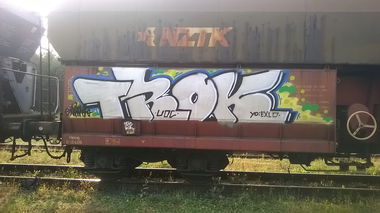 Graffiti Train - Photo by qwerty123 - trok (2015)