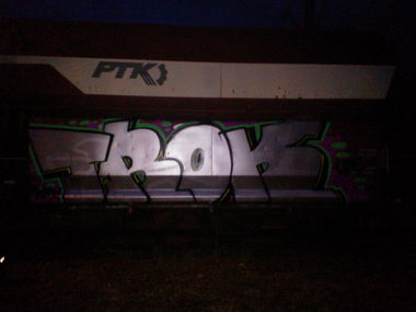 Graffiti Train - Photo by qwerty123 - TROK (2015)