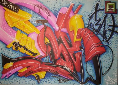 Graffiti Sketch - Photo by r3al - acr, r3al, real