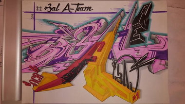 Graffiti Wall - Photo by r3al - r3al, ACR, dortmund (2016)