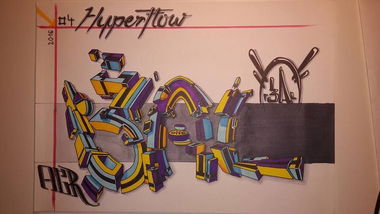 Graffiti Sketch - Photo by r3al - r3al, ACR, dortmund (2016)