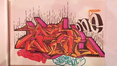 Graffiti Sketch - Photo by r3al - r3al, dortmund, acr (2016)