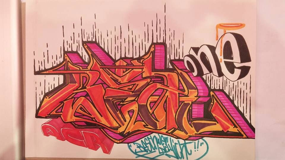 Graffiti Sketch - Photo by r3al - r3al, dortmund, acr (2016)