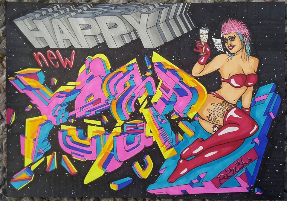 Graffiti Sketch - Photo by r3al - r3al, acr, dortmund (2016)