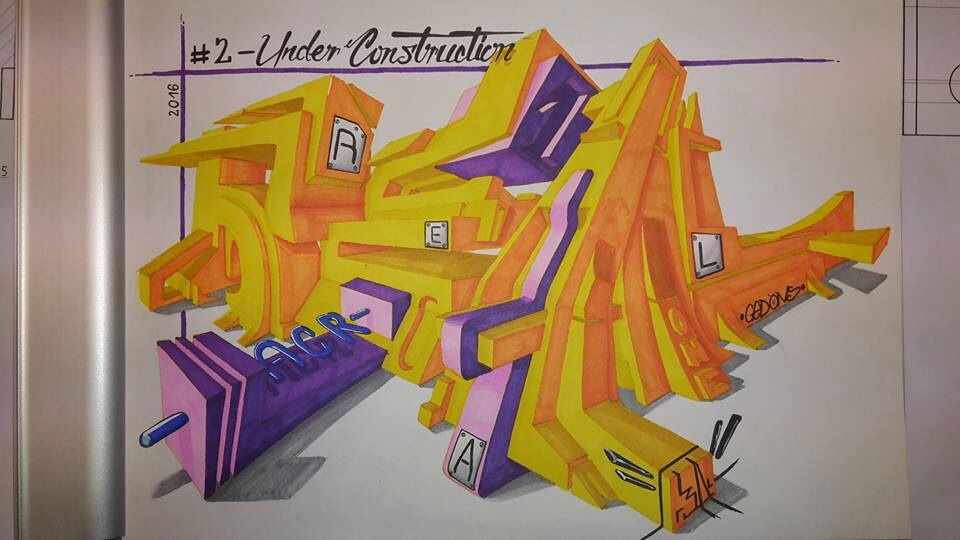 Graffiti Sketch - Photo by r3al - acr, r3al (2016)