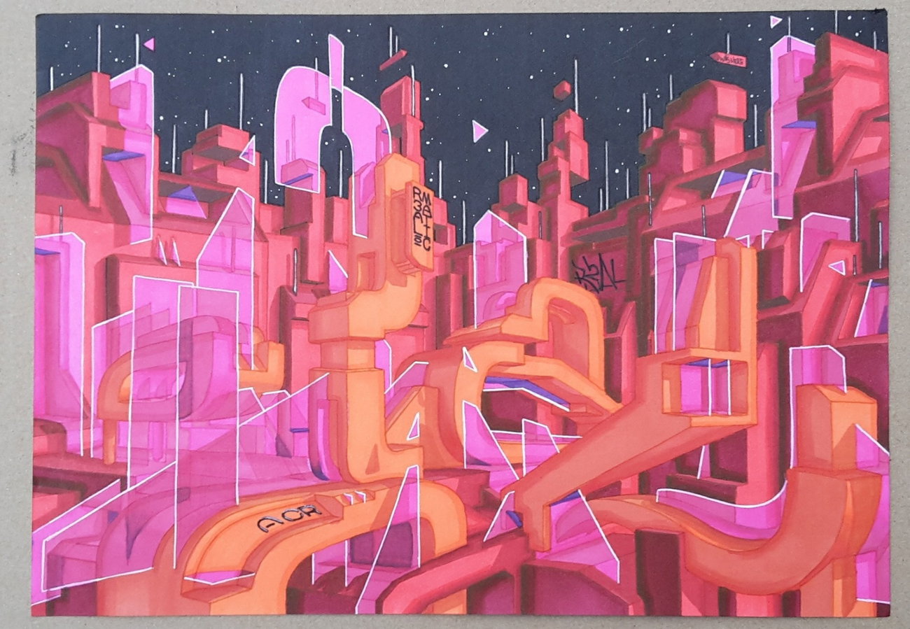 Graffiti Sketch - Photo by r3al - r3al, acr, dortmund (2017)