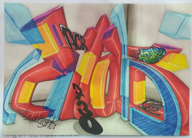 Graffiti Photo by r3al - r3al, acr, citad (2016)