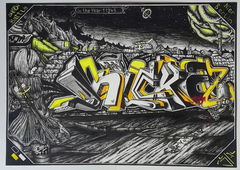 Graffiti Sketch - Photo by r3al (2017)