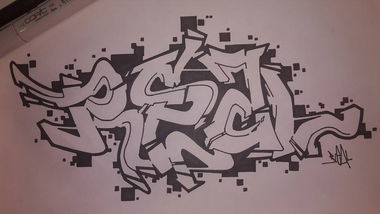 Graffiti Sketch - Photo by r3al - r3al (2015)
