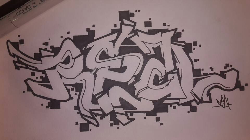 Graffiti Sketch - Photo by r3al - r3al (2015)