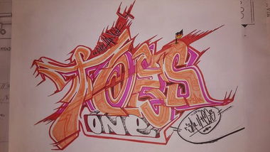 Graffiti Sketch - Photo by r3al - r3al, toesOne (2015)