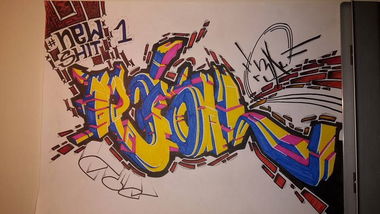 Graffiti Sketch - Photo by r3al - r3al, ACR (2015)