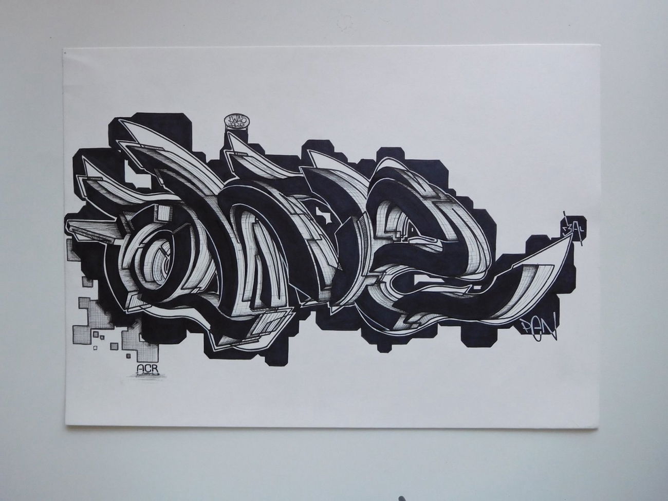 Graffiti Sketch - Photo by r3al - r3al, acr, dortmund (2017)