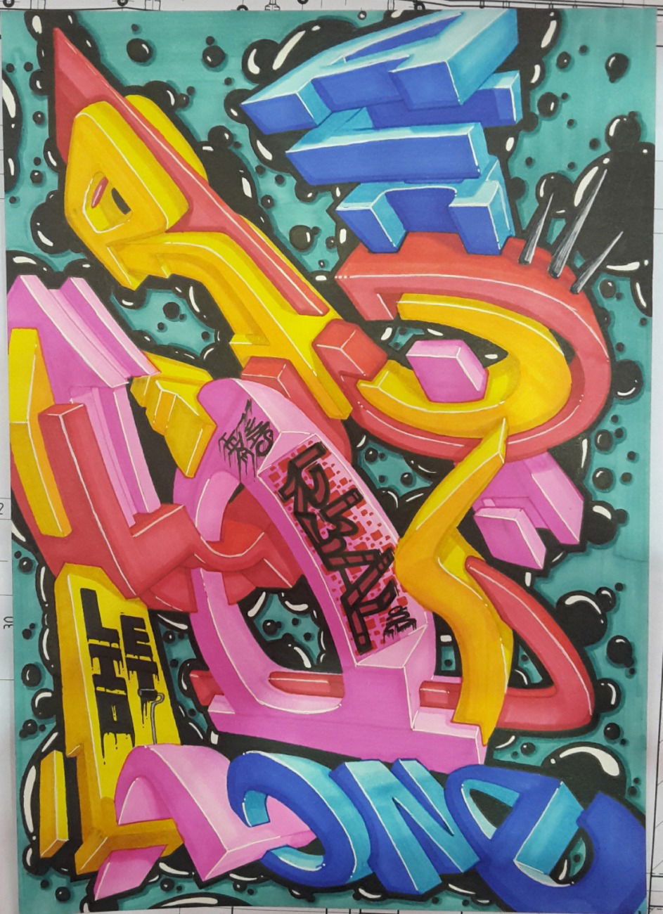 Graffiti Sketch - Photo by r3al - r3al, acr, dortmund (2016)