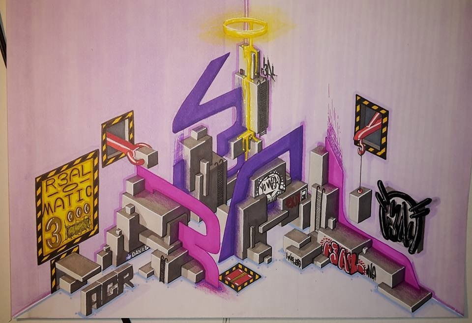 Graffiti Sketch - Photo by r3al - r3al, acr, dortmund (2016)