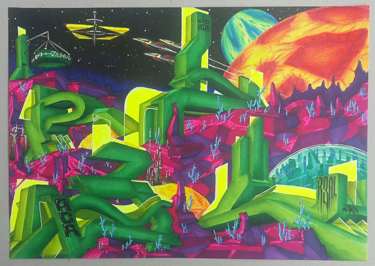 Graffiti Sketch - Photo by r3al - r3al, acr, dortmund (2017)