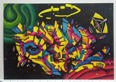 Graffiti Sketch - Photo by r3al - r3al, acr, dortmund (2017)