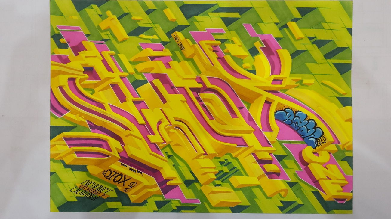 Graffiti Sketch - Photo by r3al (2017)