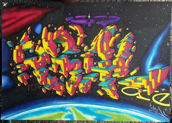 Graffiti Sketch - Photo by r3al - r3al, acr, dortmund (2016)