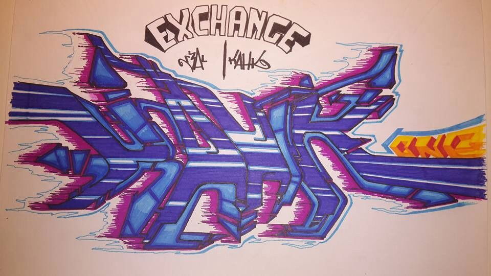 Graffiti Sketch - Photo by r3al - r3al, kahkone (2015)