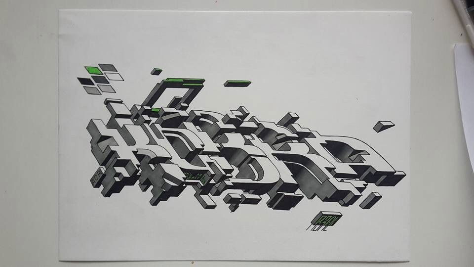 Graffiti Sketch - Photo by r3al (2017)