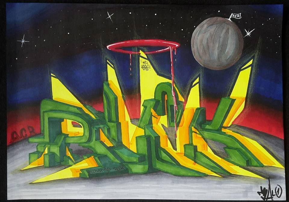 Graffiti Sketch - Photo by r3al - r3al, acr, dortmund (2016)